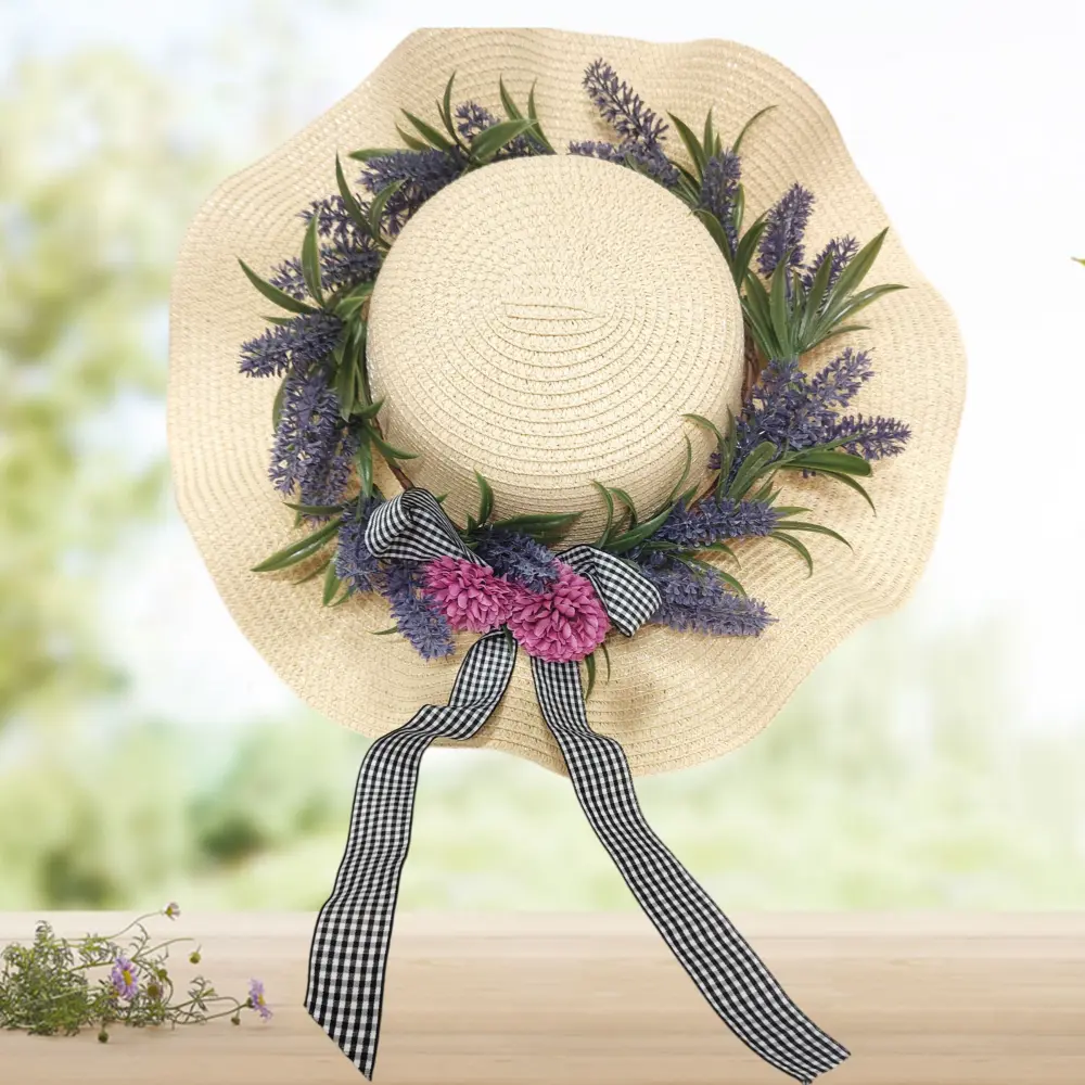 Decor straw hat